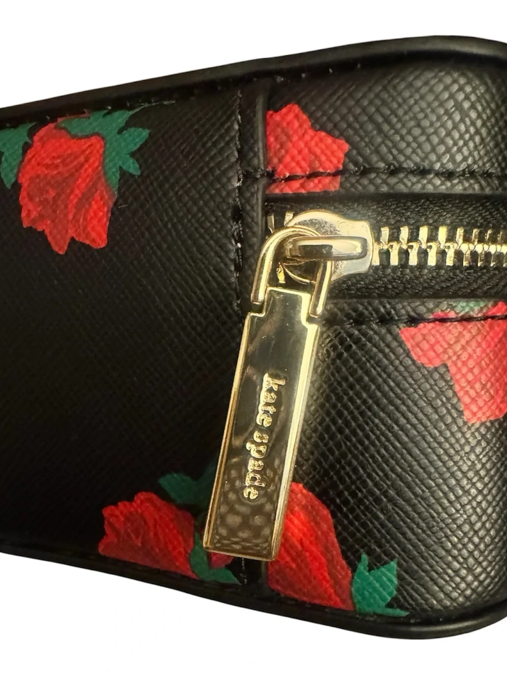 kate spade ~ Madison Ditsy Rose Toss printed jewelry holder case - Picture 3 of 4